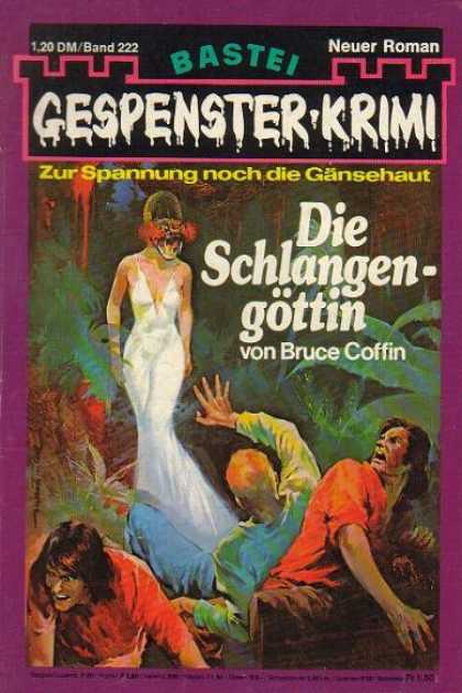 Gespenster-Krimi (Bastei Verlag, 1973 series) #222 — Die Schlangengöttin (13 December 1977)