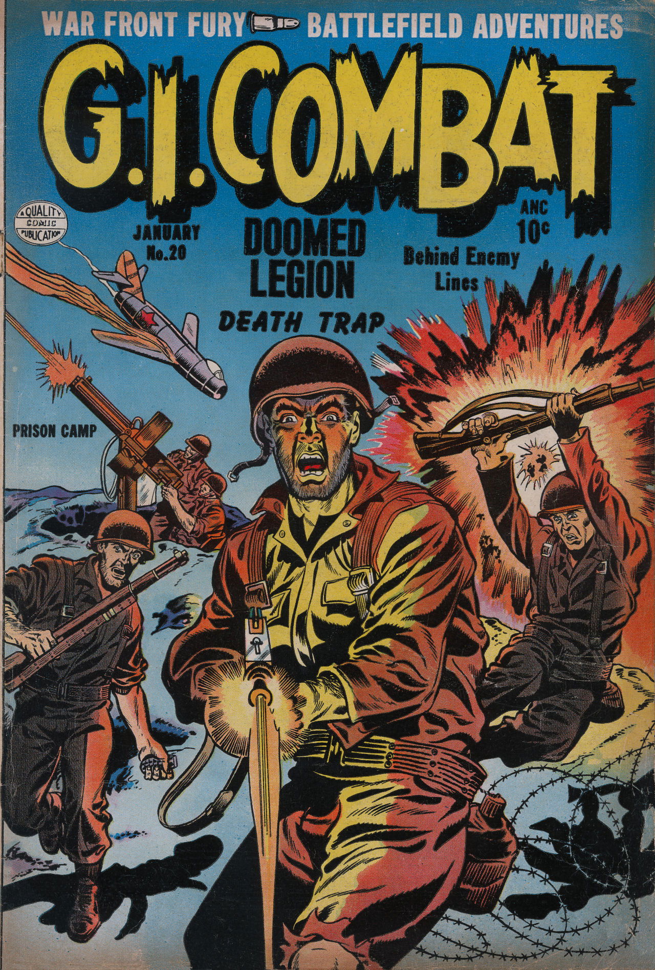 G.I. Combat (Quality, 1952 series) #20 (January 1955)