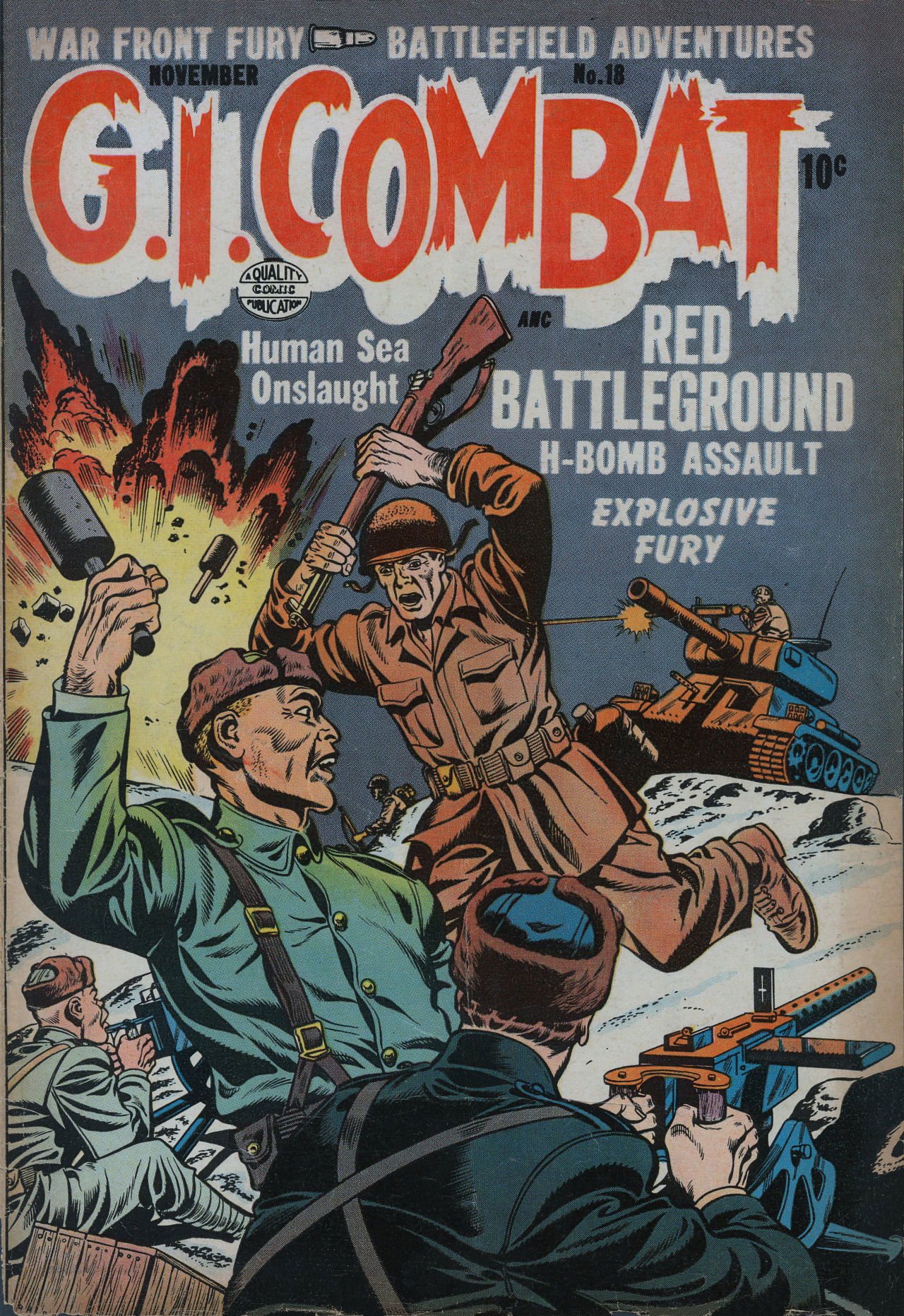 G.I. Combat (Quality, 1952 series) #18 (November 1954)