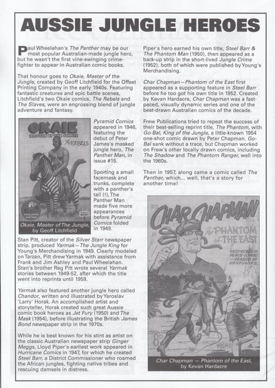The Panther (Buzz Productions, 2001 series)  #3 (January 2002) — Aussie Jungle Heroes