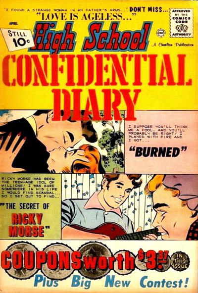 High School Confidential Diary (Charlton, 1960? series) #6 (April 1961)