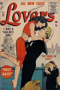 Lovers (Marvel, 1949 series)  #75 (February 1956)