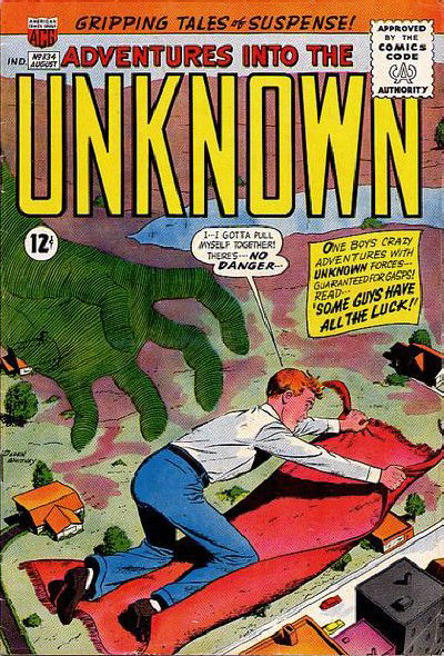 Adventures into the Unknown (ACG, 1948 series) #134 (August 1962)