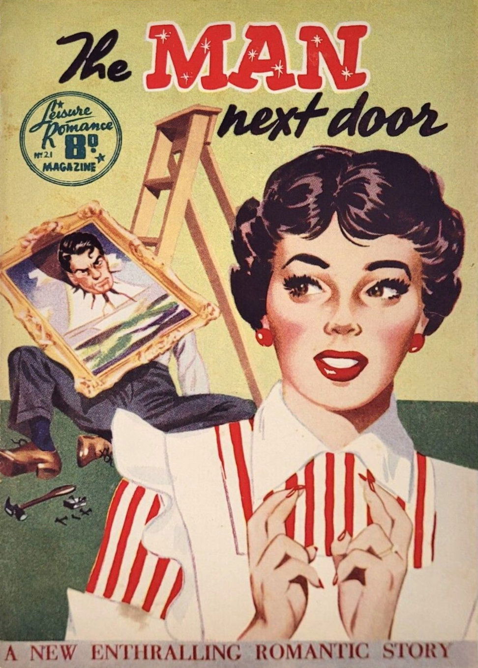 Leisure Romance (Action Comics, 1950? series) #21 — A Man Next Door ([December 1951?])