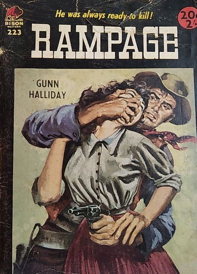 Bison Western (Cleveland, 1960? series) #223 — Rampage [March 1966?]