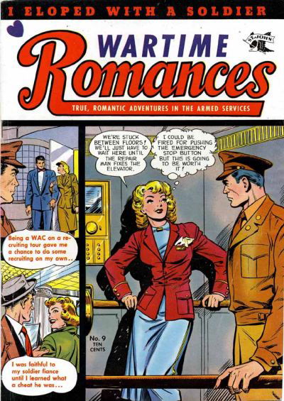 Wartime Romances (St. John, 1951 series) #9 September 1952