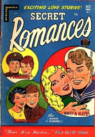 Secret Romances (Superior, 1951 series) #4 (October 1951)