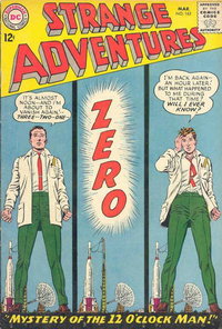 Strange Adventures (DC, 1950 series)  #162 (March 1964) — Mystery of the 12 O'Clock Man!