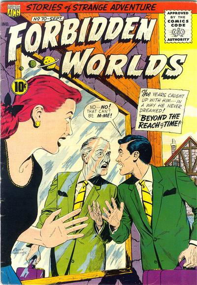 Forbidden Worlds (ACG, 1951 series) #70 September 1958