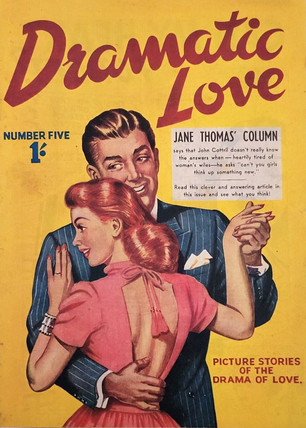 Dramatic Love (Pyramid, 1952? series) #5 ([July 1952?])