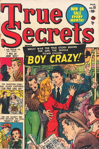 True Secrets (Marvel, 1950 series)  #15 (March 1952)