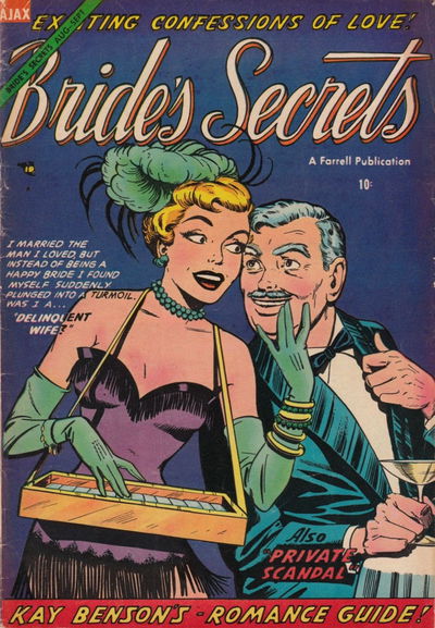 Bride's Secrets (Farrell, 1954 series) #3 August-September 1954