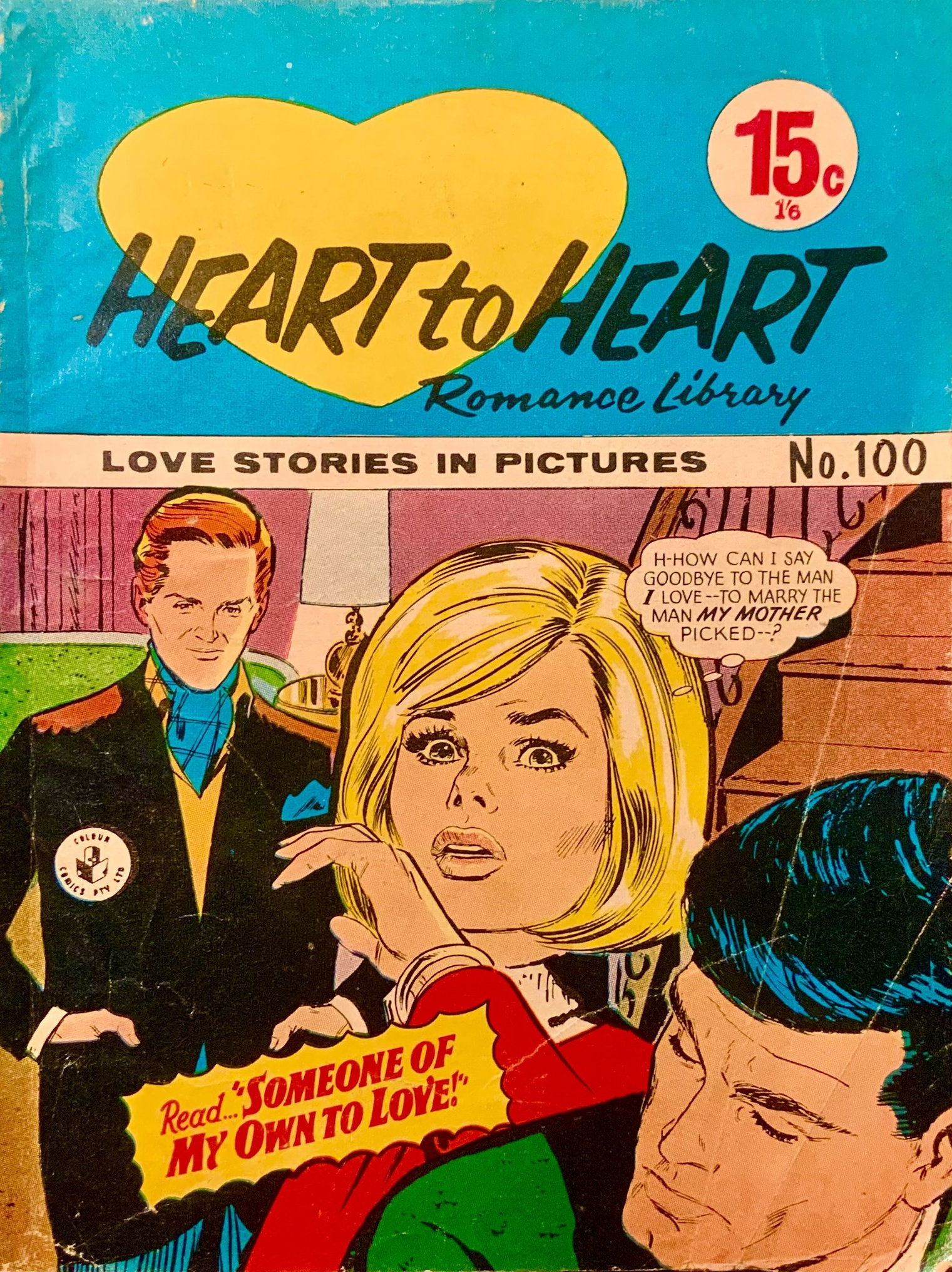 Heart to Heart Romance Library (Colour Comics, 1958 series) #100 ([September 1966?])