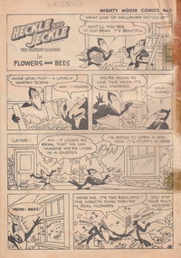Paul Terry's Mighty Mouse Comics (Rosnock, 1950 series)  #9 ([1951?]) — Flowers and Bees