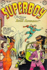 Superboy (DC, 1949 series)  #23 (December 1952-January 1953) — The Super-Superboy!