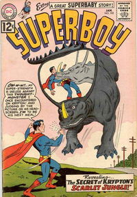 Superboy (DC, 1949 series) #102 January 1963