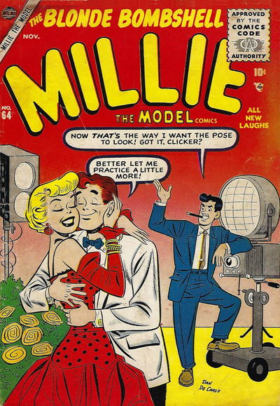 Millie the Model Comics (Marvel, 1945? series) #64 (November 1955)