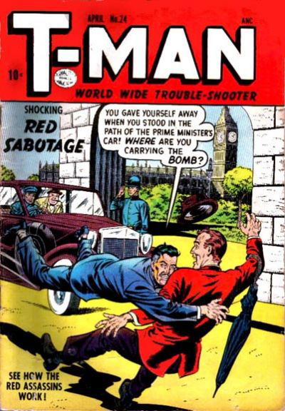 T-Man (Quality, 1951 series) #24 (April 1955)