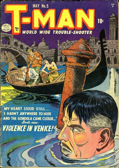 T-Man (Quality, 1951 series) #5 (May 1952)