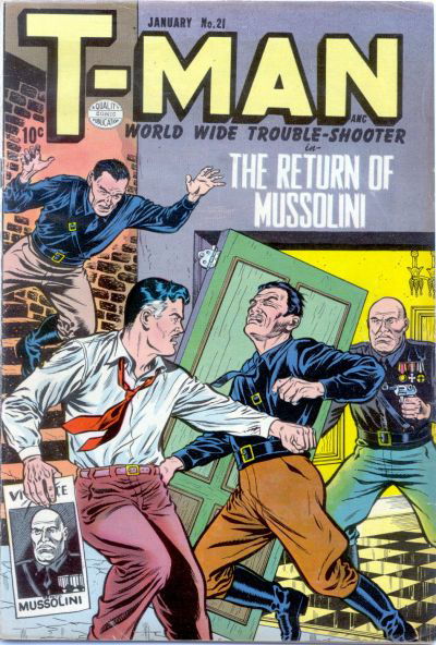 T-Man (Quality, 1951 series) #21 (January 1955)