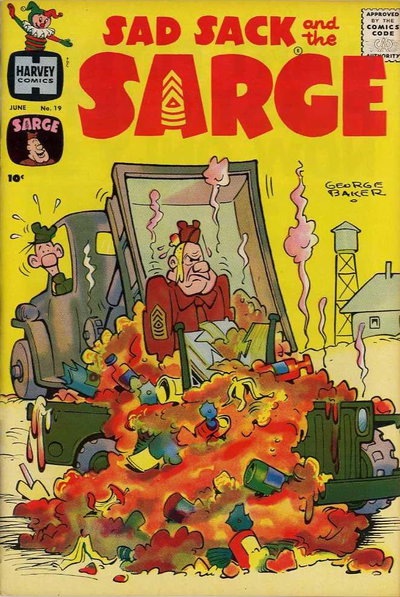 Sad Sack and the Sarge  #19 (June 1960)