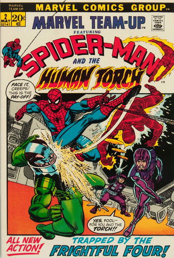 Trapped by the Frightful Four!