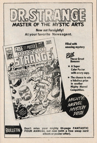 Tales of Horror Dracula (Newton, 1975 series)  #9 (29 November 1975) — Dr. Strange, Master of the Mystic Arts