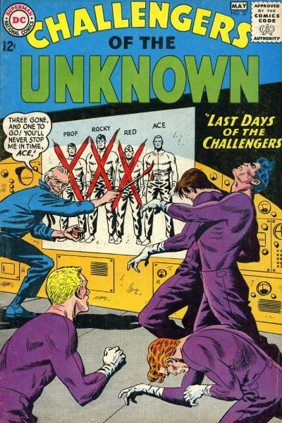 Challengers of the Unknown (DC, 1958 series) #37 April-May 1964