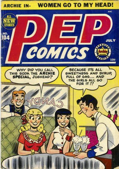 Pep Comics (Archie, 1940 series) #104 July 1954