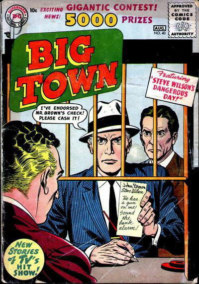 Big Town (DC, 1951 series) #40 (July-August 1956)