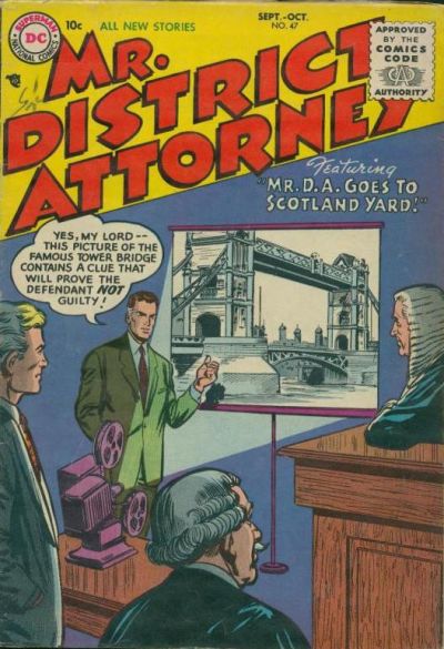 Mr. District Attorney (DC, 1948 series) #47 (September-October 1955)