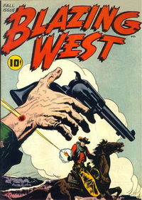 Blazing West (ACG, 1948 series) #1 (Fall 1948)