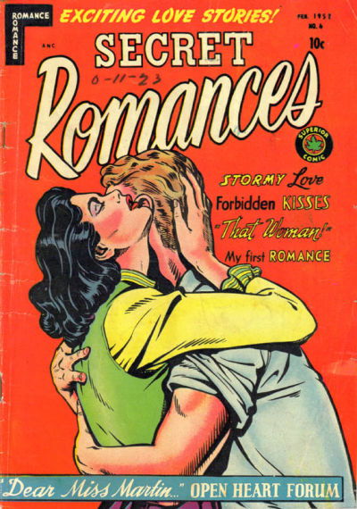 Secret Romances (Superior, 1951 series) #6 February 1952