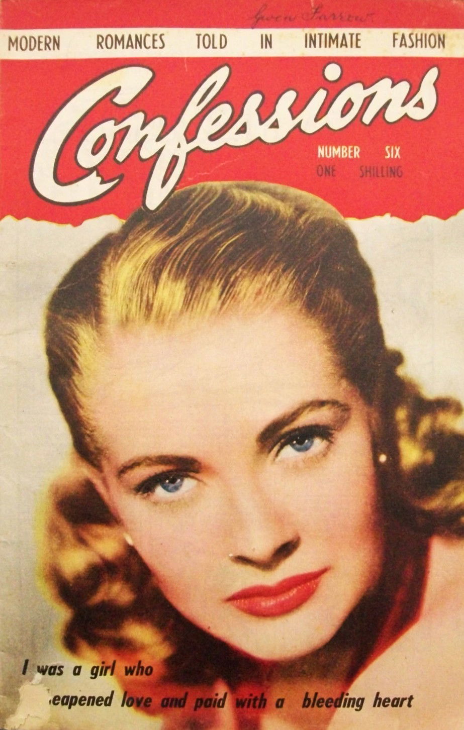 Confessions (Horwitz, 1954? series) #6 ([August 1954?])