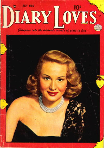 Diary Loves (Quality, 1949 series) #6 July 1950