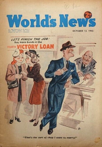 World's News (ANL, 1936 series) #2272 ? 13 October 1945