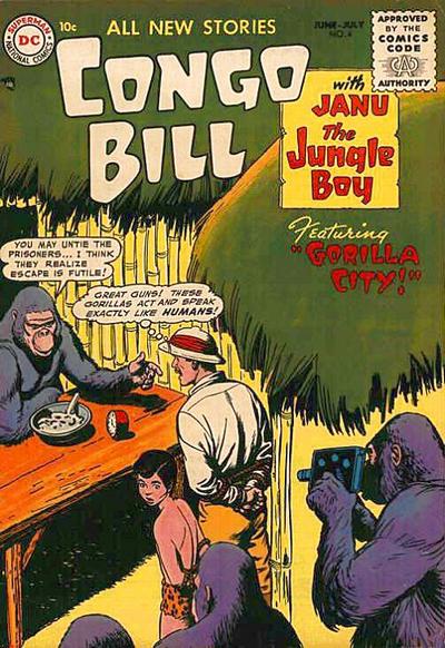 Congo Bill  #6 (June-July 1955)