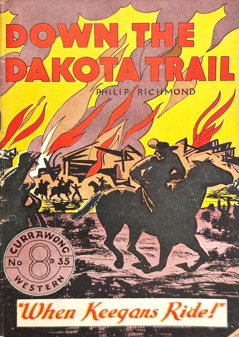 Currawong Western (Currawong, 1950? series) #35 — Down the Dakota Trail ([1950?])