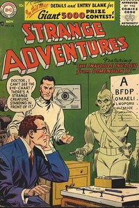 Strange Adventures (DC, 1950 series)  #74 (November 1956) — The Invisible Raider from Dimension X!