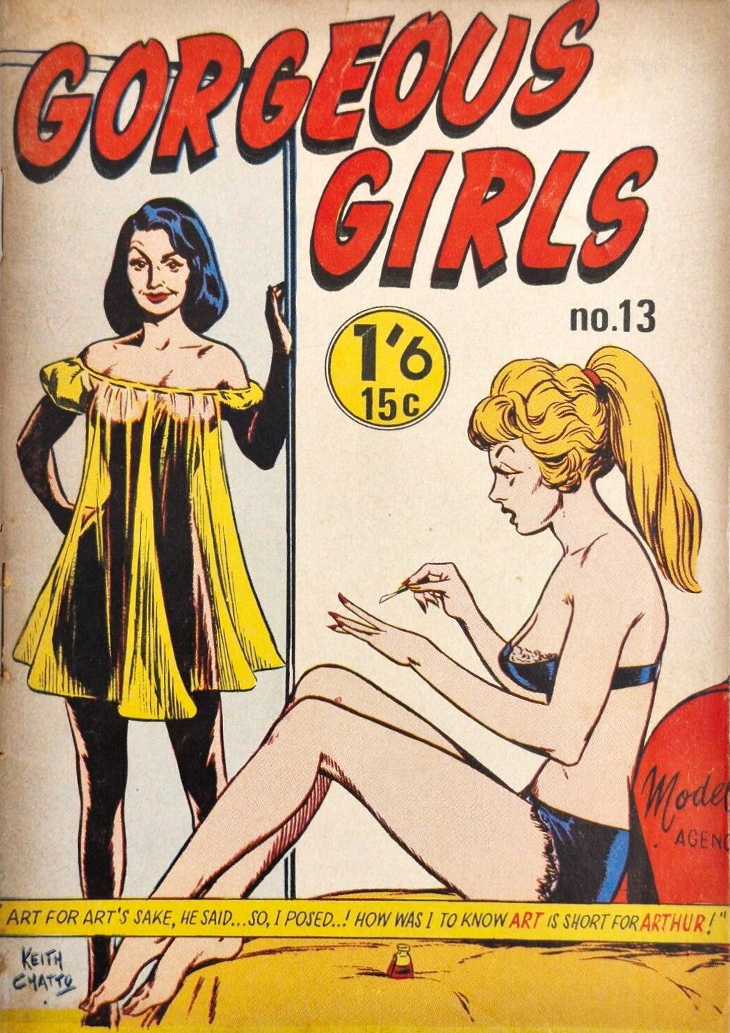 Gorgeous Girls (Yaffa/Page, 1966? series) #13 ([March 1966?])
