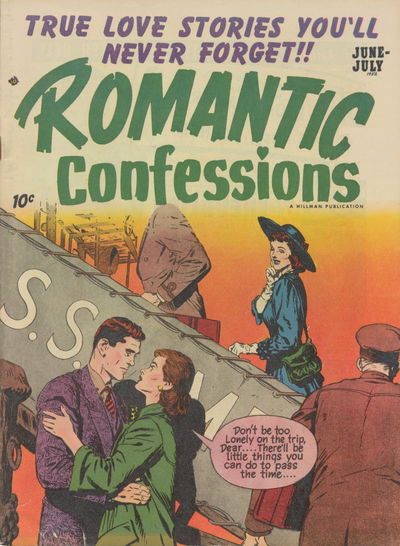 Romantic Confessions (Hillman, 1949 series) v2#8 (June - July 1952)