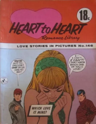 Heart to Heart Romance Library (Colour Comics, 1958 series) #146 ([July 1970?])