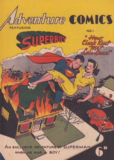 Adventure Comics Featuring Superboy (Color Comics, 1949 series) #1 [February 1949?]