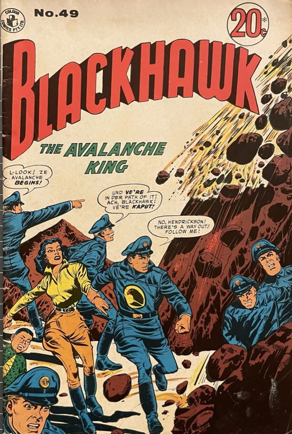 Blackhawk (Colour Comics, 1960 series) #49 ([January 1972?])