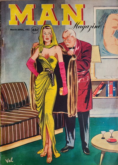 Man Magazine (KG Murray, 1950 series) v1#3 March-April 1951