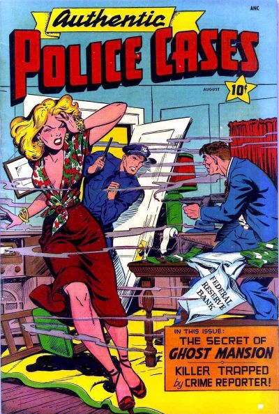 Authentic Police Cases  #8 (August 1950)