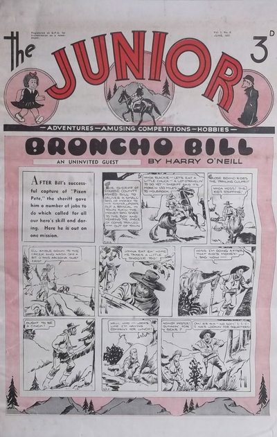 Junior: Fun, Adventure and Games for New Zealand Boys and Girls  v1#9 (5 June 1937)