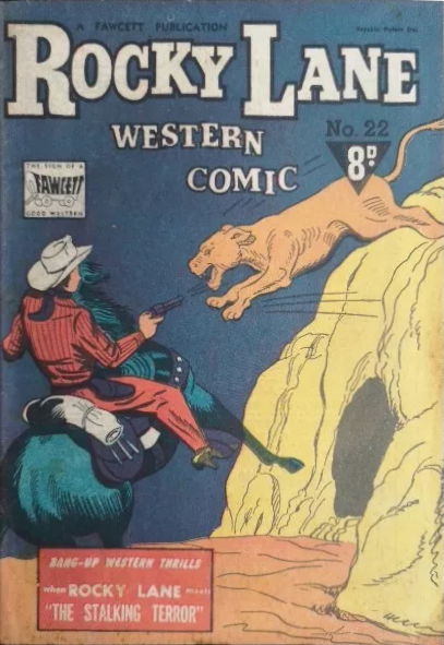 Rocky Lane Western Comic (Cleland, 1949? series) #22 ([March 1951?])