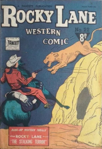 Rocky Lane Western Comic (Cleland, 1949? series) #22 [March 1951?]