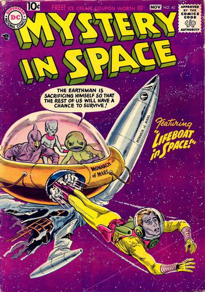 Mystery in Space (DC, 1951 series) #40 October-November 1957